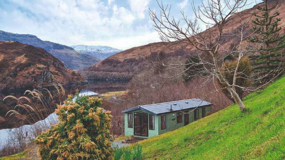 Loch Long waterside cabin